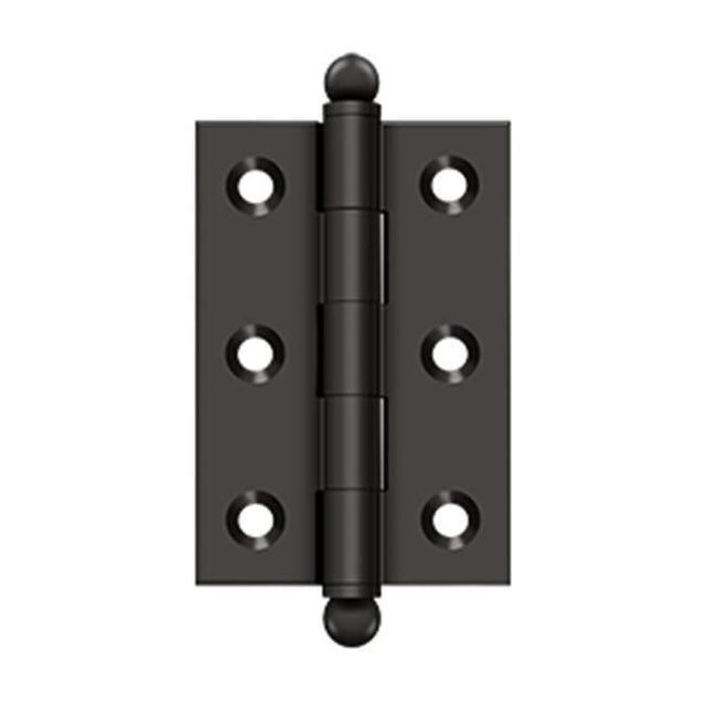 Deltana - 2-1/2'' x 1-11/16'' Hinge, w/ Ball Tips - Oil-rubbed Bronze
