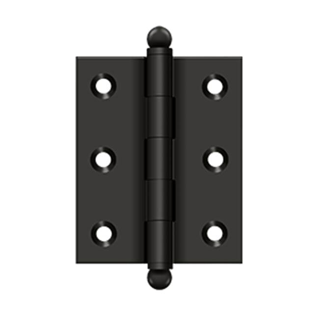 Deltana - 2-1/2'' x 2'' Hinge, w/ Ball Tips - Oil-rubbed Bronze