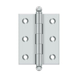 Deltana - 2-1/2'' x 2'' Hinge, w/ Ball Tips - Polished Chrome