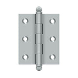 Deltana - 2-1/2'' x 2'' Hinge, w/ Ball Tips - Brushed Chrome