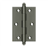 Deltana - 3'' x 2'' Hinge, w/ Ball Tips - Antique Nickel