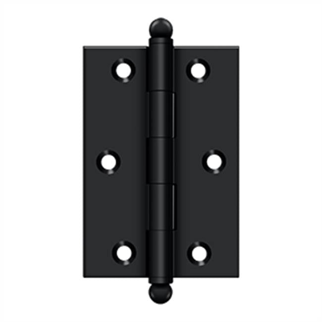 Deltana - 3'' x 2'' Hinge, w/ Ball Tips - Paint Black