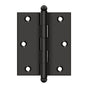 Deltana - 3'' x 2-1/2'' Hinge, w/ Ball Tips - Oil-rubbed Bronze