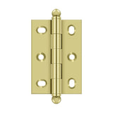 Deltana - 2-1/2'' x 1-3/4'' Adjustable W/ Ball Tips - Polished Brass