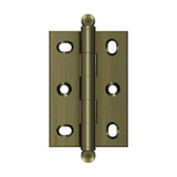 Deltana - 2-1/2'' x 1-3/4'' Adjustable W/ Ball Tips - Antique Brass