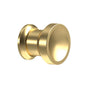 Deltana - Contemporary Knob, Chalice, 1'' Diam. - PVD Polished Brass