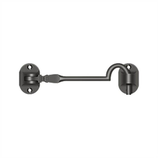 Deltana - Cabin Hooks, British Style, 4'' - Oil-rubbed Bronze