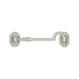 Deltana - Cabin Hooks, British Style, 4'' - Brushed Nickel