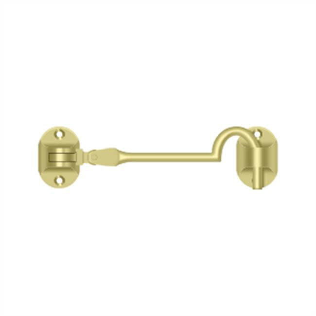 Deltana - Cabin Hooks, British Style, 4'' - Polished Brass