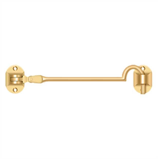 Deltana - Cabin Hooks, British Style, 6'' - PVD Polished Brass