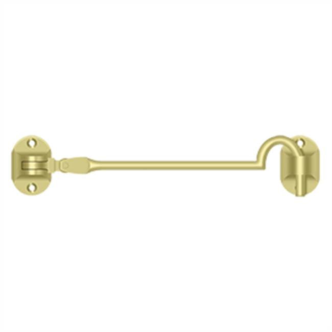 Deltana - Cabin Hooks, British Style, 6'' - Polished Brass