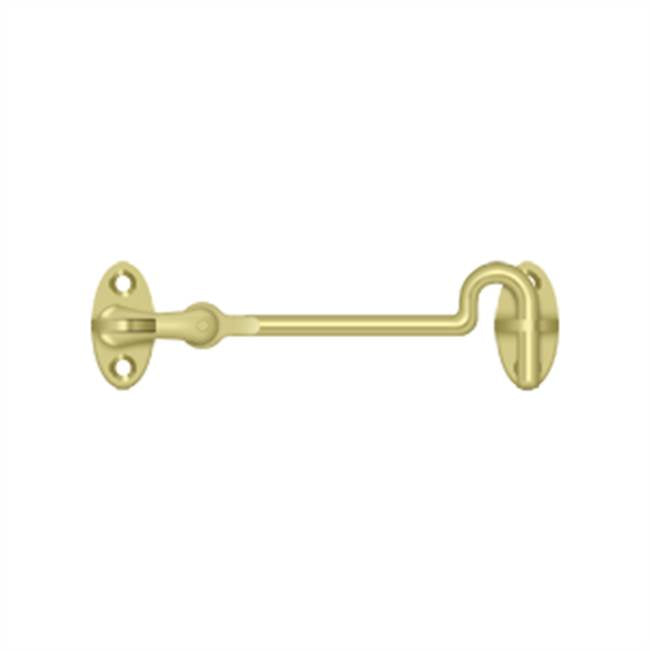 Deltana - Cabin Swivel Hooks, 4'' - Polished Brass