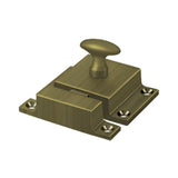 Deltana - Cabinet Lock, 1-5/8'' x 2-1/4'' - Antique Brass