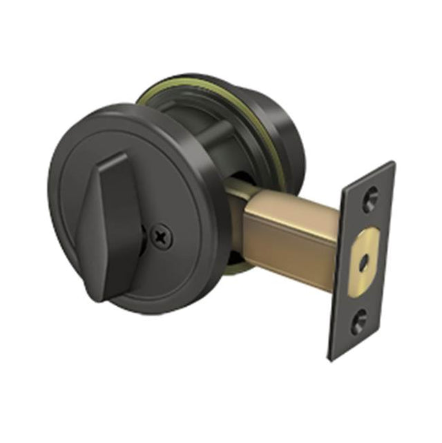 Deltana - Single Deadbolt GR2 w/ 2-3/4'' Backset - Oil-rubbed Bronze