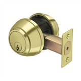 Deltana - Double Deadbolt GR1 - Polished Brass
