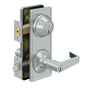 Deltana - Intercon. Lock GR2, Entry w/ Claredon Lever - Brushed Chrome
