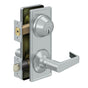 Deltana - Intercon. Lock GR2, Passage w/ Claredon Lever - Brushed Chrome