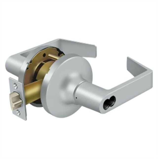Deltana - Comm. Entry IC Core GR1, Clarendon Less CYL - Brushed Chrome