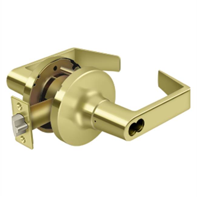 Deltana - Comm. Entry IC Core GR1, Clarendon Less CYL - Polished Brass