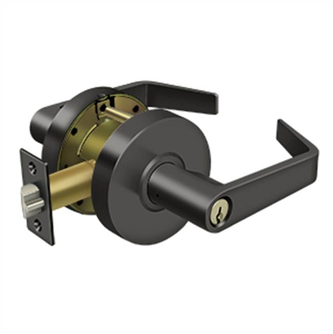 Deltana - Comm. Classroom Standard GR2, Clarendon w/CYL - Oil-rubbed Bronze