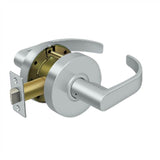 Deltana - Comm. Passage Standard GR2, Curved w/ Cyl - Brushed Chrome