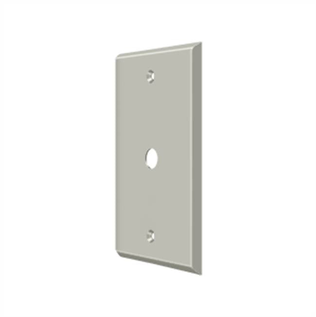 Deltana - Switch Plate, Cable Cover Plate - Brushed Nickel