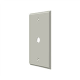 Deltana - Switch Plate, Cable Cover Plate - Brushed Nickel