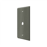 Deltana - Switch Plate, Cable Cover Plate - Antique Nickel
