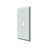 Deltana - Switch Plate, Cable Cover Plate - Polished Chrome