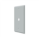 Deltana - Switch Plate, Cable Cover Plate - Brushed Chrome
