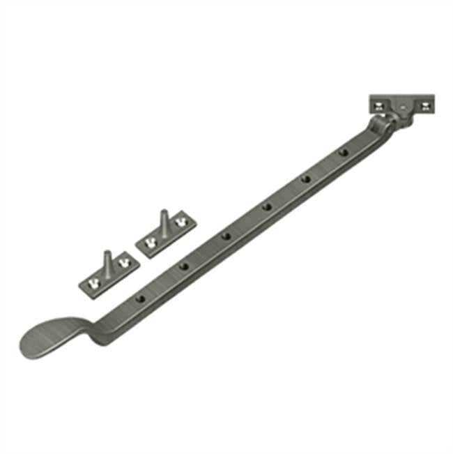 Deltana - 13'' Colonial Casement Stay Adjuster - Antique Nickel