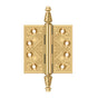 Deltana - 3-1/2'' x 3-1/2'' Square Hinges - PVD Polished Brass