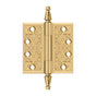 Deltana - 4'' x 4'' Square Hinges - PVD Polished Brass