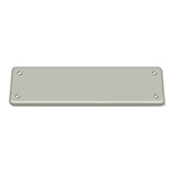 Deltana - Cover Plate S.B. for DASH95 - Brushed Nickel