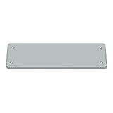 Deltana - Cover Plate S.B. for DASH95 - Brushed Chrome