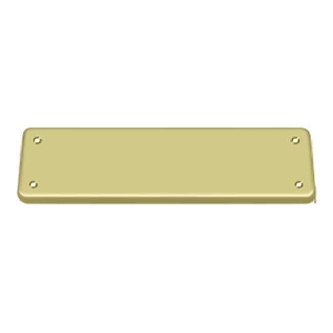 Deltana - Cover Plate S.B. for DASH95 - Polished Brass