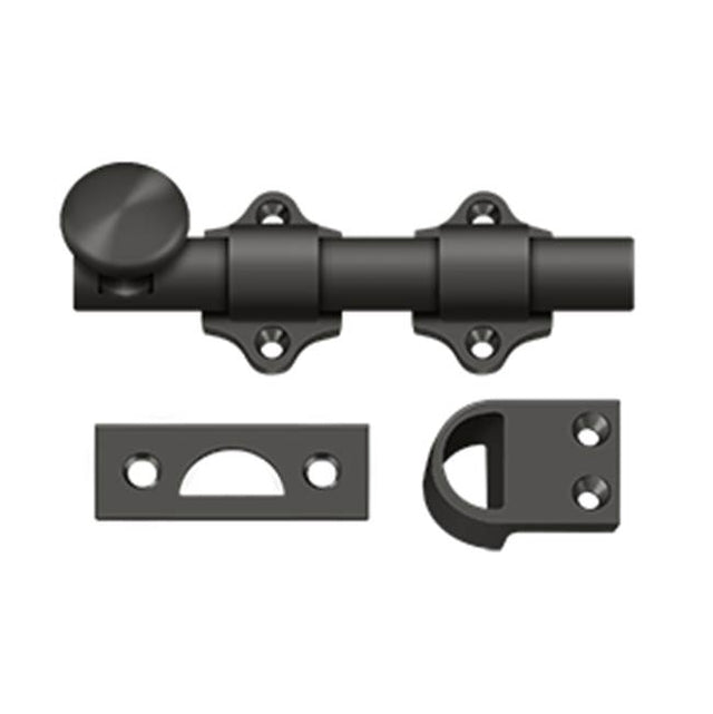 Deltana - 4'' Dutch Door Bolt, HD - Oil-rubbed Bronze