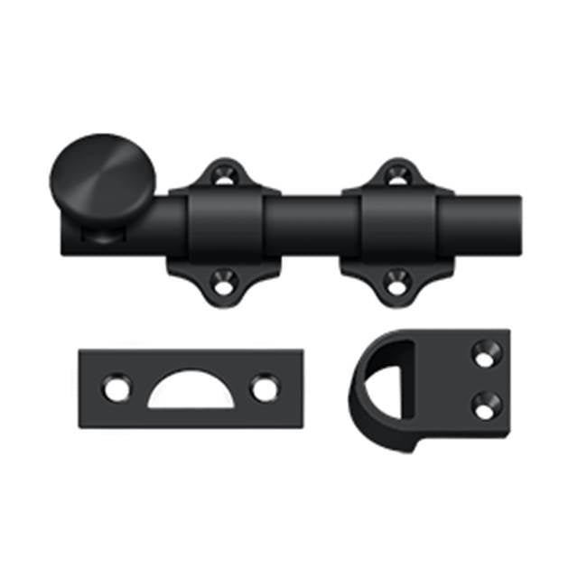 Deltana - 4'' Dutch Door Bolt, HD - Paint Black
