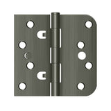 Deltana - 4'' x 4'' x 5/8'' x SQ Hinge - Antique Nickel