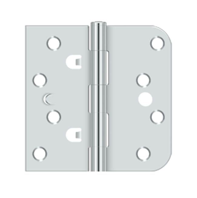 Deltana - 4'' x 4'' x 5/8'' x SQ Hinge - Polished Chrome