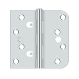 Deltana - 4'' x 4'' x 5/8'' x SQ Hinge - Polished Chrome