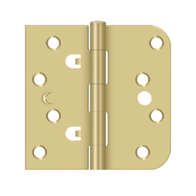 Deltana - 4'' x 4'' x 5/8'' x SQ Hinge - Brushed Brass