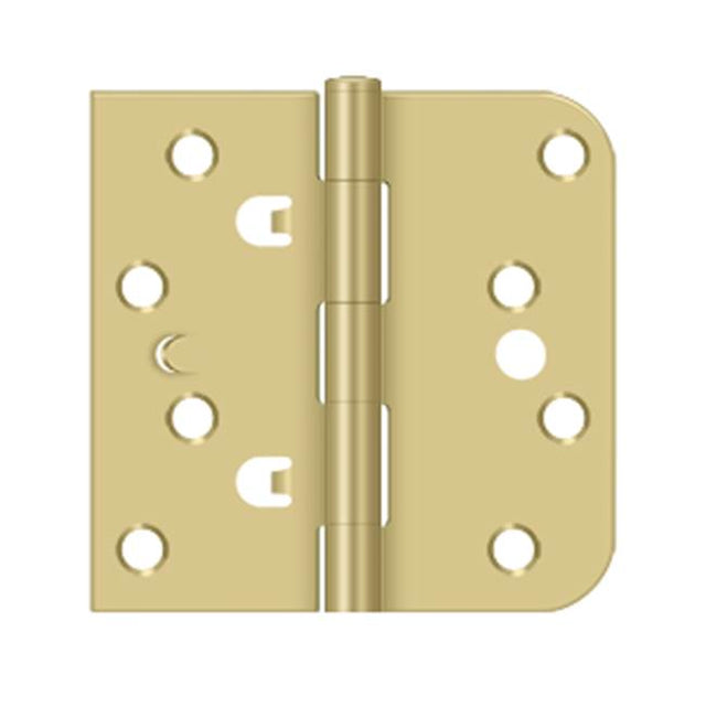 Deltana - 4'' x 4'' x 5/8'' x SQ Hinge - Brushed Brass