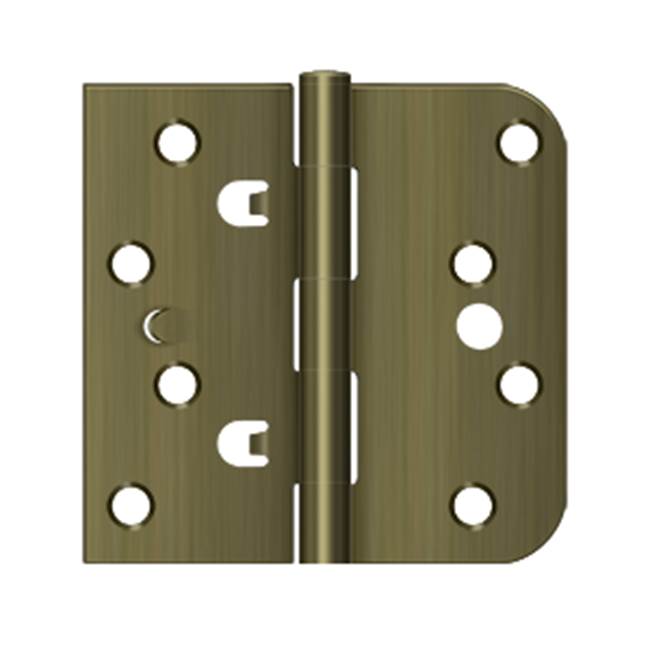 Deltana - 4'' x 4'' x 5/8'' x SQ Hinge - Antique Brass