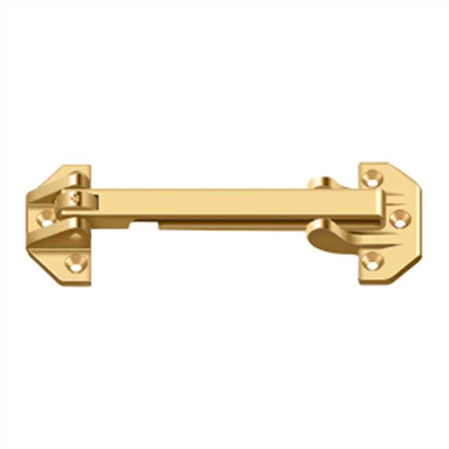 Deltana - 6-3/4'' Door Guard - PVD Polished Brass