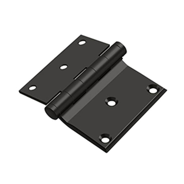 Deltana - 3'' x 3-1/2'' Half Surface Hinge - Oil-rubbed Bronze
