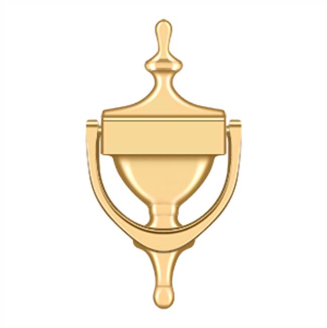 Deltana - Door Knocker, Victorian - PVD Polished Brass