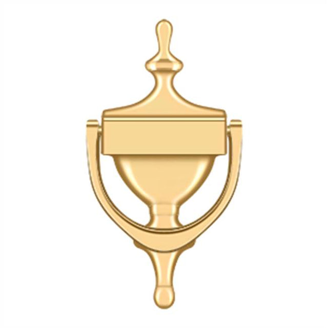 Deltana - Door Knocker, Victorian - PVD Polished Brass