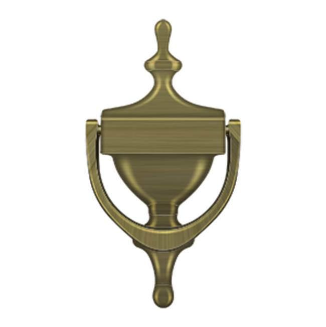 Deltana - Door Knocker, Victorian - Antique Brass