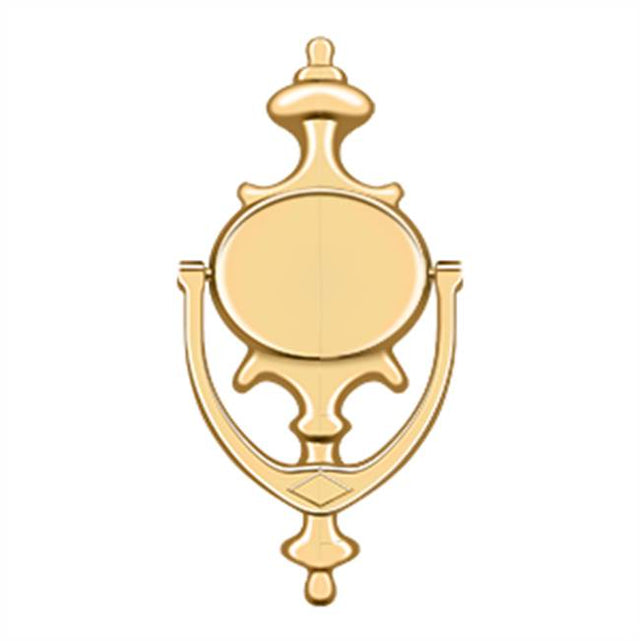 Deltana - Door Knocker, Imperial - PVD Polished Brass